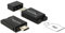 DeLOCK 91738 Speicherkartenleser Micro USB Schwarz – Speicherkartenleser (MicroSD (TransFlash), MicroSDHC, MicroSDXC, Micro-USB, Schwarz, 13 mm, 30 mm, 6 mm)