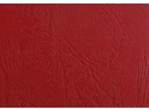 LeatherGrain Umschlagmaterial, A4, 100 Stück, rot