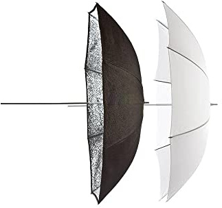 Elinchrom Umbrella Set for Photography, 1 Translucent, 1 Silver