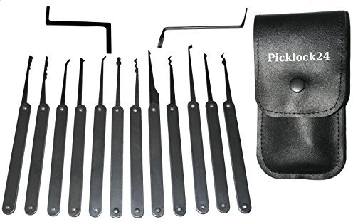 Picklock24 Pure Metal Set (12 Picks)
