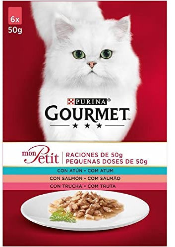 Gourmet MON PETIT Selección de Pescados Pack Surtido sobres 6 x 50 g - 300 gr