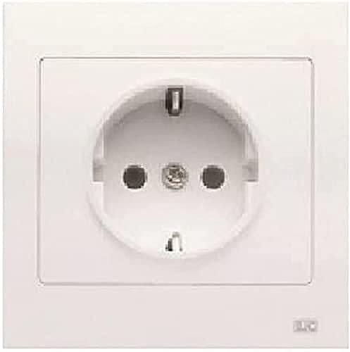 Bjc - 18024 base enchufe 2p+tt lateral seguridad iris-aura Ref. 6531010056