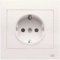 Bjc - 18024 base enchufe 2p+tt lateral seguridad iris-aura Ref. 6531010056