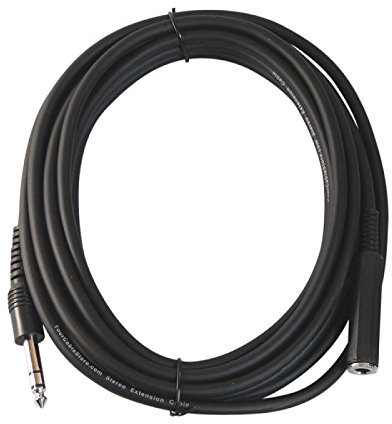 Your Cable Store 1/4 (6.3mm) Stereo Headphone Extension Cable 015 Ft