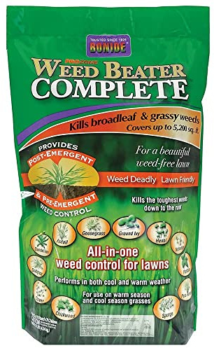 Bonide ProZone Weed Beater Complete, 10 lb. Ready-to-Use Lawn Friendly All-in-One Weed Control for Cool & Warm Weather