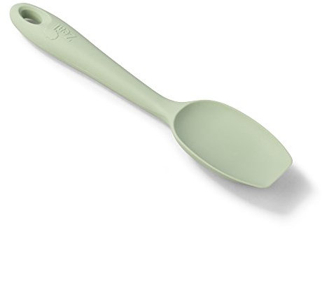 Zeal Scratch Non-Stick Spatula Spoon Small (7”/20cm), Silicone, Sage Green, 7-Inch
