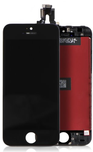 DONZO® komplett Display für Apple iPhone 5S bestehend aus Touchscreen & Digitizer - schwarz