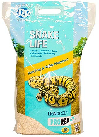 ProRep Snake Life Substrate 10L | Lignocel Substrate | Dust Free | 10L Bag