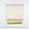 CORLIF Raffrollo ohne Bohren Raffgardinen mit U-Haken Ösenrollo Halbtransparente Raffgardine für Wohnzimmer Jacquardmuster mit elektrischer Welle-Raffrollos Beige BxH 80x140cm 1 Stück