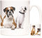 KAZMUGZ Boxer Dog Mug, 11oz Ceramic, Coffee Cup, Dog-themed, Mug, 11 ounces