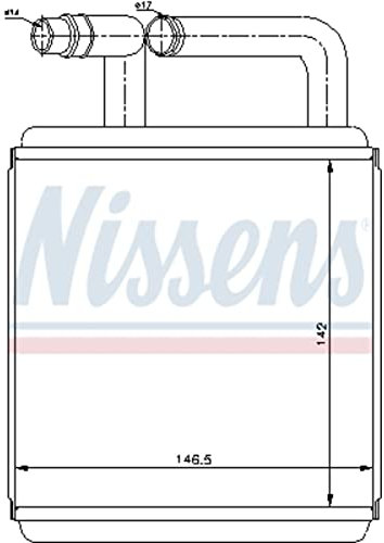 NISSENS 77618 Wärmetauscher Wärmetauscher