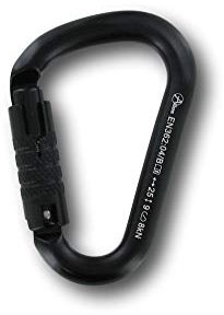 ALIENS Alukarabiner HMS Klassische Schraube, Erwachsene, Uni, Orange (Orange), Einheitsgröße