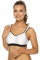 VIANIA! Dessous Sport BH 141472 I Gemoldeter Spacercup BH ohne Bügel I Atmungsaktiver Sport-BH Intense I Mountainbiken & Skifahren & Fußball & Tennis I Schnelltrocknend I 95C I Weiß