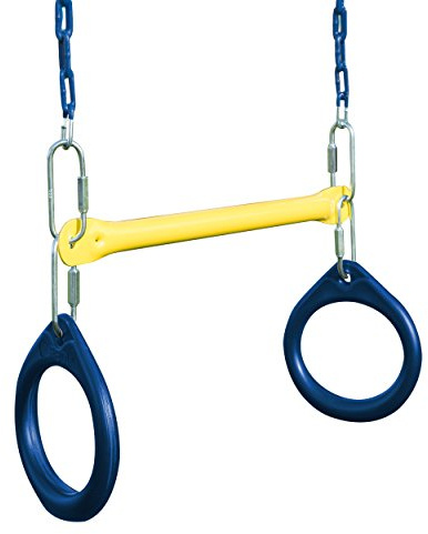 Swing-N-Slide Ring and Trapeze Combo swing Black