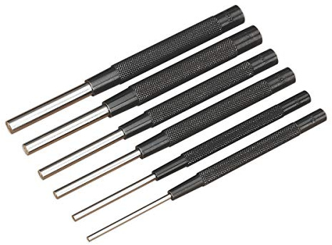 Sealey AK9123 6 Piece Parallel Pin Punch Set