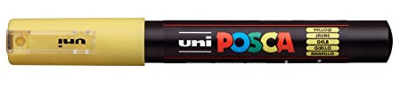Uni-Ball Marqueur peinture Posca PC-1MC, jaune