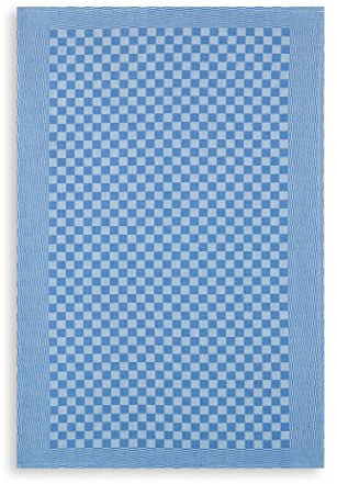 Baumwoll Grubenhandtuch, Geschirrtuch, Kochvorstecker, KRACHT, blau, ca.46x70