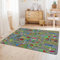 Primaflor Spielteppich mit Straßen & Kreisverkehr – Spielteppich für Kinder 140x200 cm – pflegeleichter Kinderteppich mit Straßen