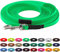 LENNIE BioThane Schleppleine, 19mm, Hunde ab 35kg, 7m lang, mit Handschlaufe, Neon-Grün, genäht