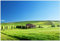 Wallario Premium XXL-Vliestapete Farm in der Toskana - Fototapete Größe: 400 x 267 cm