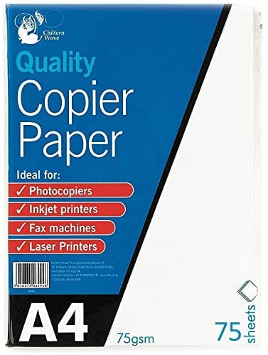 A4 Copier Paper 75 Sheets 75Gsm Photocopy, Laser & Inkjet Printer