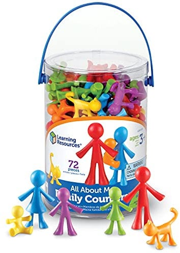 Learning Resources All About Me Spielfiguren Familie (72 Stück)
