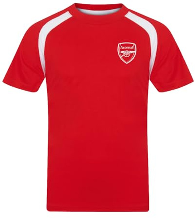 Arsenal FC Officiel - T-Shirt pour Entrainement de Football - Polyester - garçon
