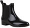 Bequeme Stiefeletten Damen Chelsea Boots Gummistiefel Lack Schuhe 118462 Schwarz 38 Flandell