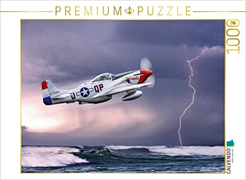 CALVENDO Puzzle Modellflugzeug in Aktion | 1000 Teile Lege-Größe 64 x 48 cm Foto-Puzzle für glückliche Stunden