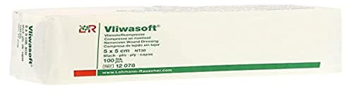 Vliwasoft 12078 Verbände, unsteril, 6-lagig 5 cm x 5 cm (100-er pack)