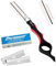 Personna Pro Flare Hair Gestaltung Rasierer mit 5 Glide Beschichteten Klingen, Schwarz, Kunststoff, Erwachsene, Unisex, Alle Hauttypen