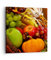 ARTTOR Bilder auf Leinwand Weidenkorb Obst Gemüse Leinwandbild 30x30cm Wandbilder Dekoration Wohnzimmer Schlafzimmer Küche Deko Klein Wanddeko Bild Wand Kunstdruck Art Wall Decor Canvas AC30x30-0406