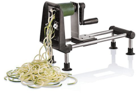 Bron Coucke Coupe-légumes et Spaghetti Rouet Gourmet en Acier INOX