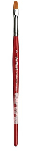 Da Vinci 5880 Series Water Colour Brush, Synthetic Fiber, Red, 19 x 0.65 x 30 cm