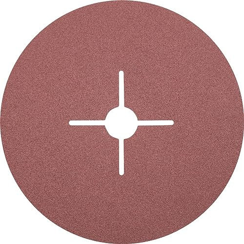 PFERD 165188 Fiberschleifer FS, Ausführung Korund A, 100 Korngröße, 180mm x 22mm, 25 Stück