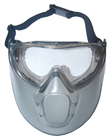 Maske Sicherheit Brille mit Antibeschlag Windschutzscheibe Gesicht STORMLUX LUX OPTICAL 60650 EURO-Schutz