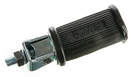 Soziusfußraste Denfeld - rechteckige Ausführung - Trittauflage ca. 80x40 mm - Schraubenanschluß M10x20