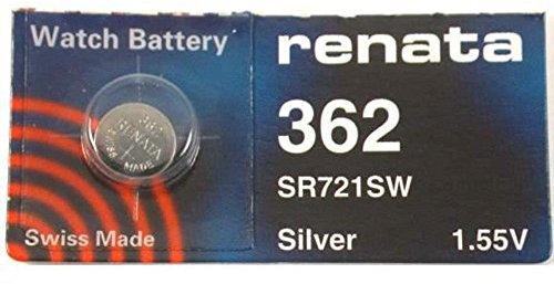2 x Renata 362 Watch Battery 362 (SR721SW)