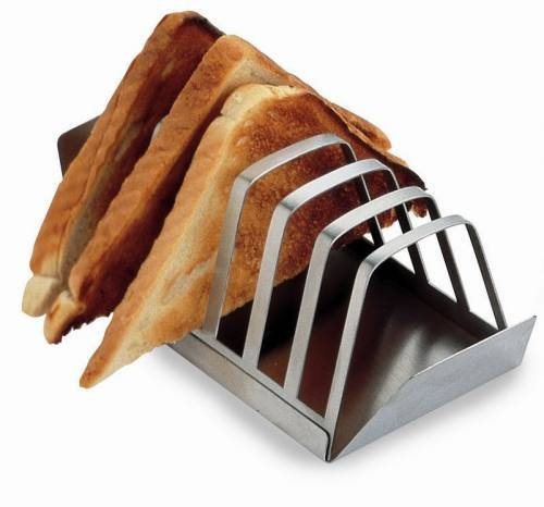 6 Slot Toast Rack Stainless steel 2 piece construction