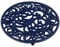 Victor RW107BL Octopus & Fish Trivet Blue, Cast Iron