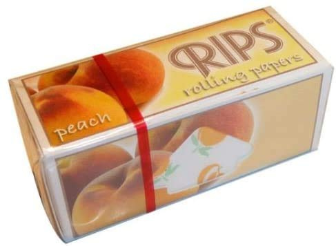 24 X RIPS ROLLING PAPERS PEACH FLAVOR -by MV Shop Ltd