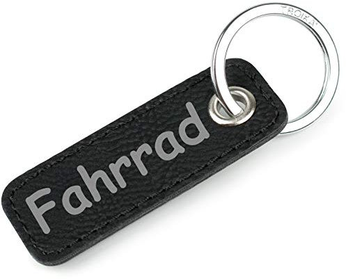 TROIKA Retrotag Fahrrad | Schlüsselring und Anhänger im Retro Style | hochwertiger und langlebiger Schlüsselanhänger | inkl Original Keyring | in Geschenkverpackung