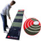 Pure2Improve Golf Puttingmatte 500x65cm, Putting Übungsmatte, Putt Matte, Trainingsmatte zum Putten, Golfmatte, Schwarz/Grün/Rot