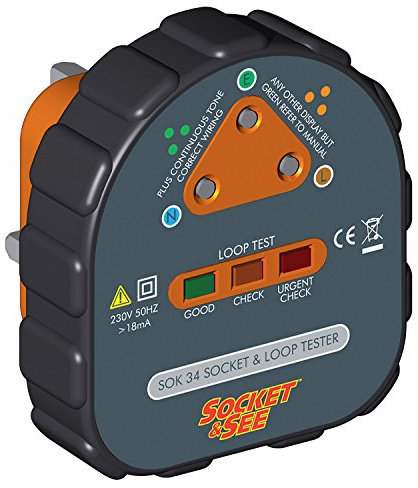 Socket & See SOK34 Easy Socket and Earth Loop Tester