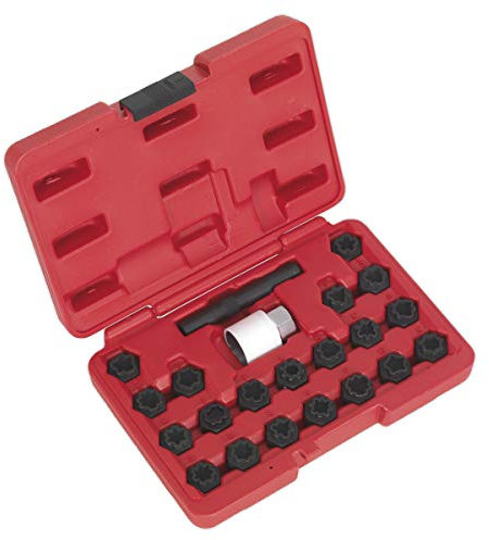 Sealey Sx206 Locking Wheel Nut Key Set 22Pc - Audi