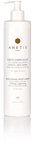 AMETIS - Radiance Fluid Body Cream - Unifying & Anti-Dark Spot - Plant Complex - Aloe Vera & Shea Butter - All Skin Types - Specially Formulated for Darker Skin Tones - 500ml