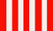 U24 Fahne Flagge Rot-Weiß gestreift Streifen 90 x 150 cm