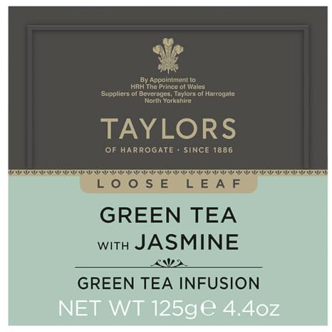Taylors of Harrogate Green Jasmine Leaf Tea 125g