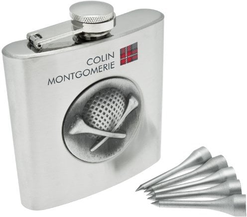 Colin Montgomerie Golfers Unisex-Flachmann