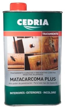 Matacarcomas Cedria madera 4 litros